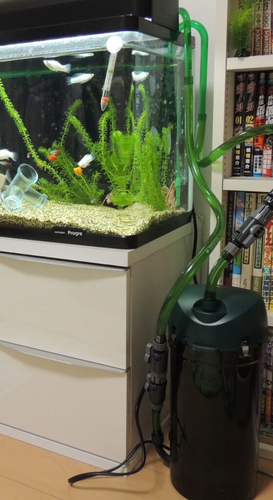 外部フィルター設置例