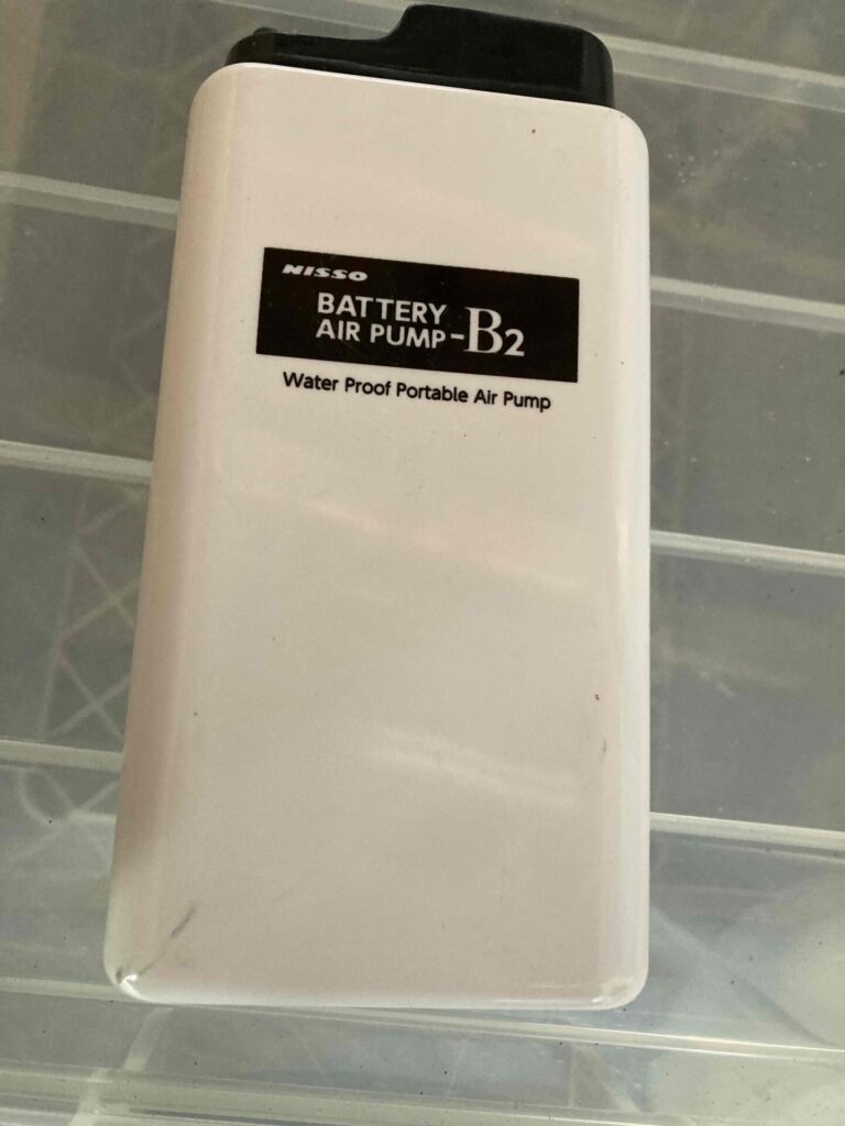 電池式エアーポンプ