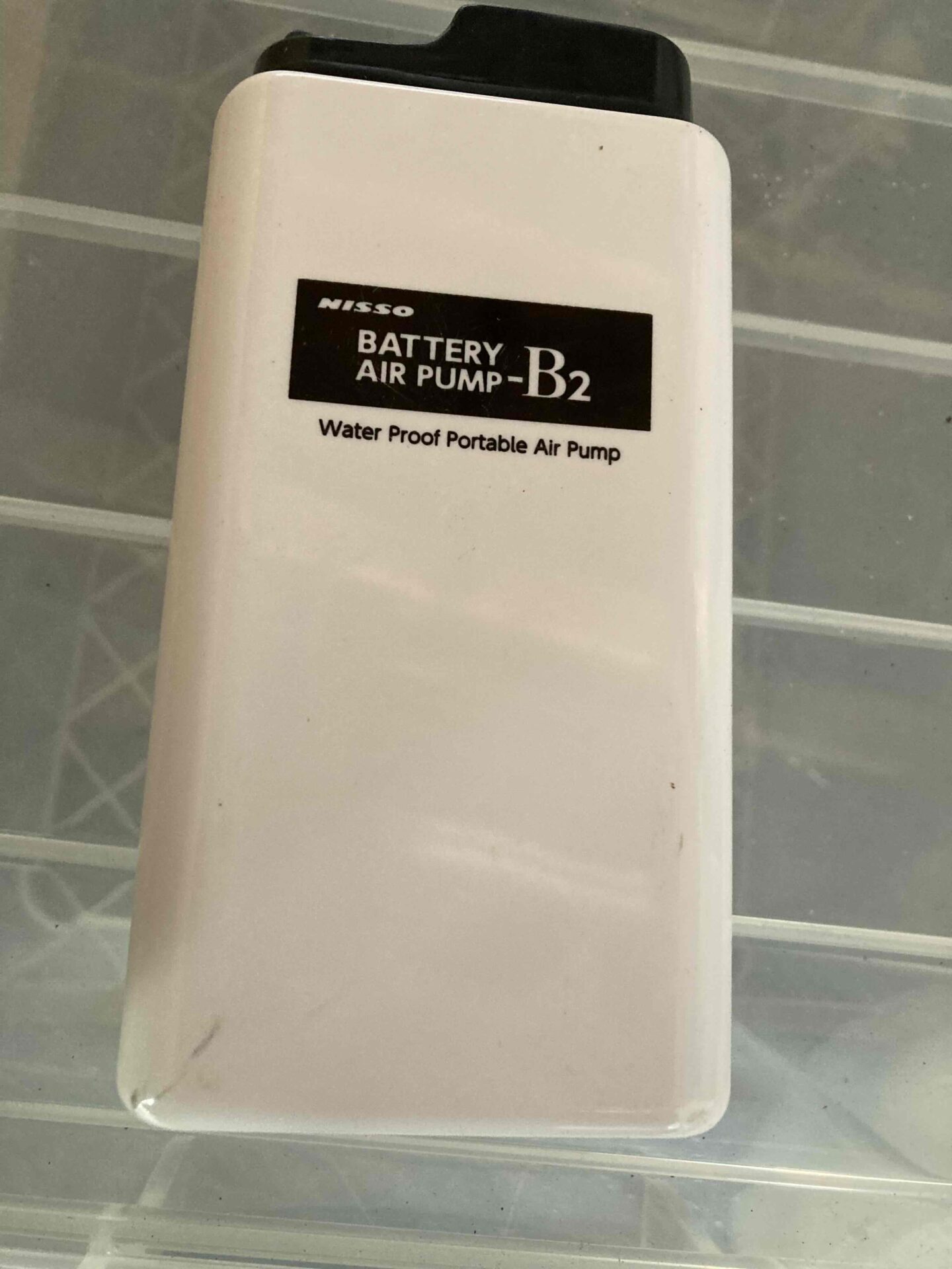 電池式エアーポンプ