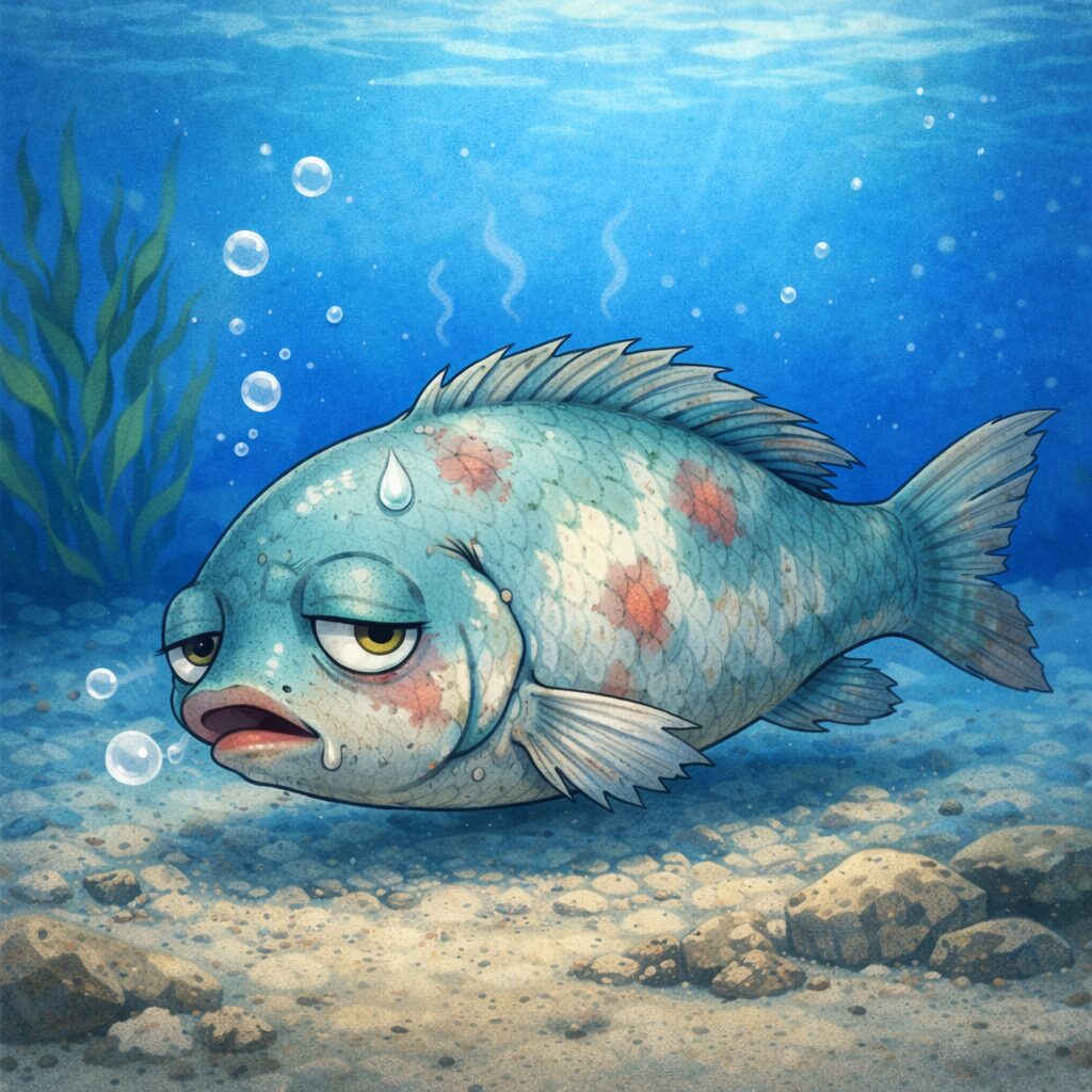 病気の魚